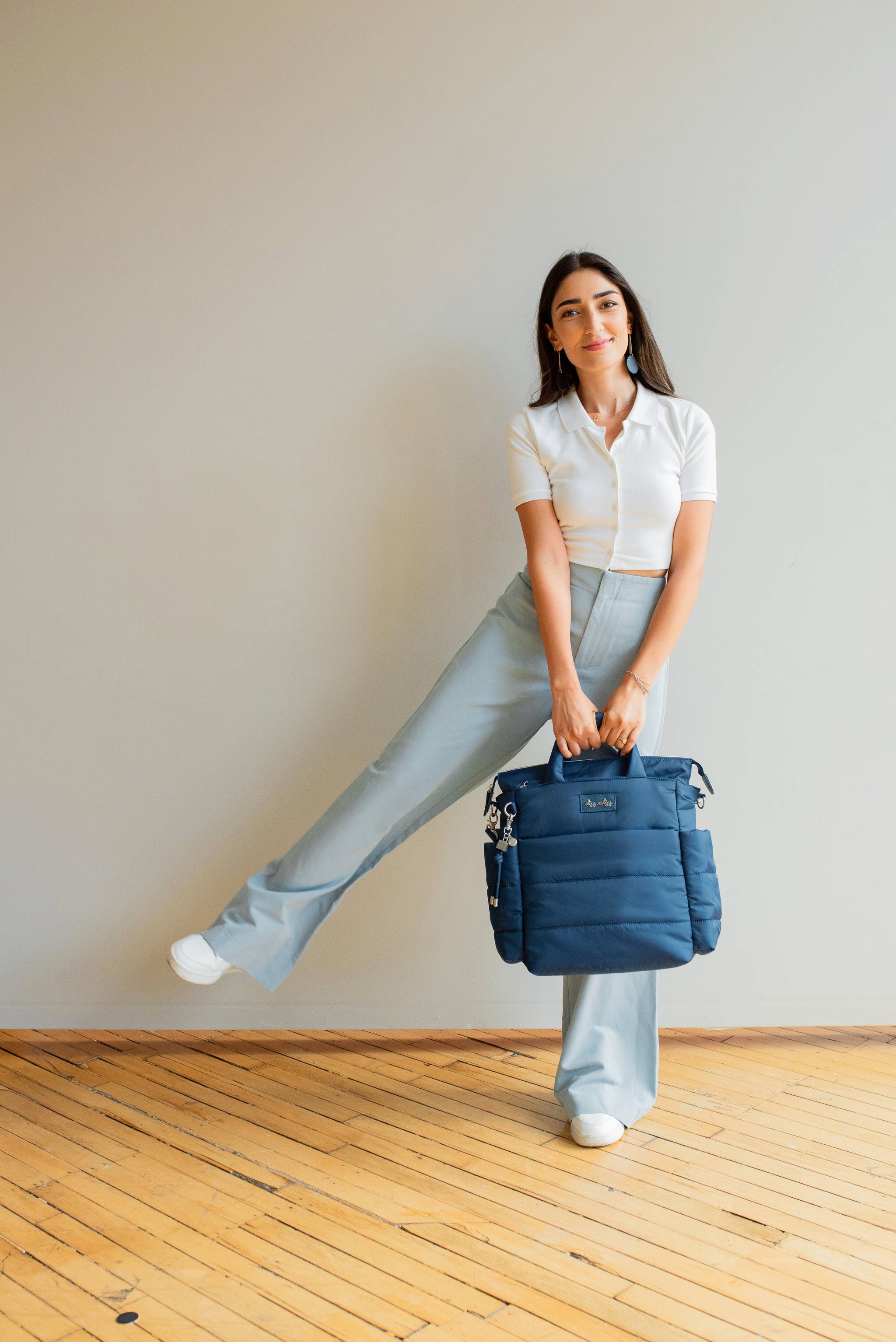 Dream Backpack™ Cloud Sapphire Starlight Diaper Bag by Itzy Ritzy Itzy Ritzy - Dream Convertible™ Sapphire Starlight Diaper  main image 2