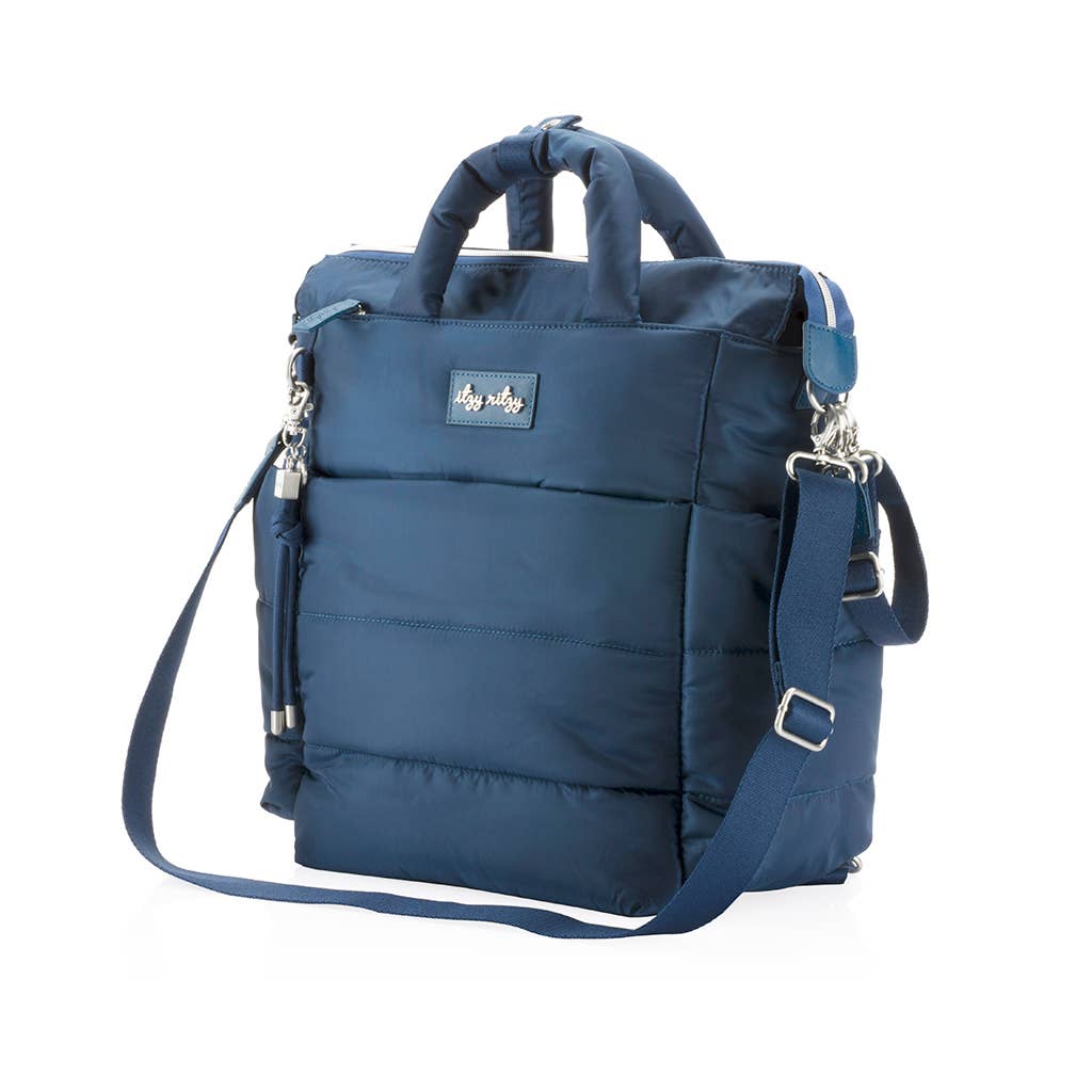 Dream Backpack™ Cloud Sapphire Starlight Diaper Bag by Itzy Ritzy SALE 50% OFF Itzy Ritzy Baby Navy Blue Travel Diaper Bag  main image 2